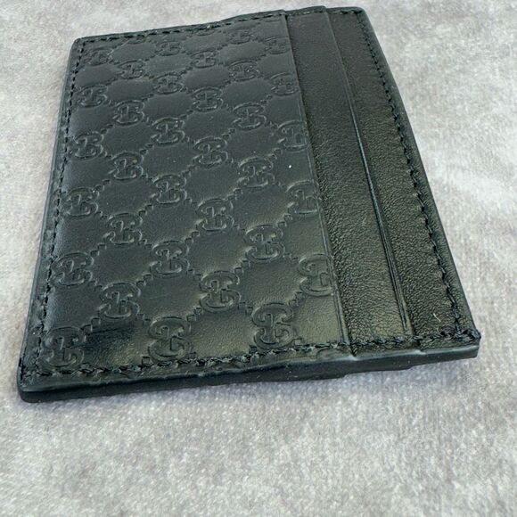 Gucci Black Microguccissima Card Wallet - Picture 4 of 7